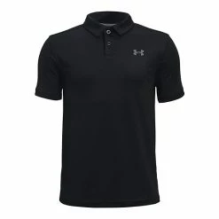 Boys 8-20 Under Armour Performance Polo Key Lime Bauhaus Blue