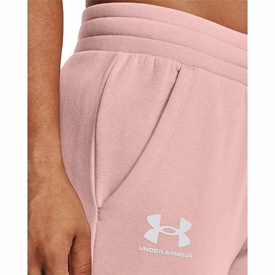Women's Under Armour Rival Fleece Jogger Pants Tempered Steel 3 Women's Under Armour Rival Fleece Jogger Pants Tempered Steel - Image 3