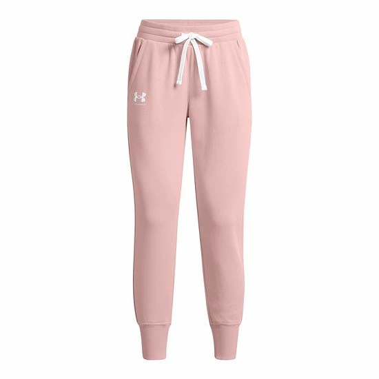 Women's Under Armour Rival Fleece Jogger Pants Tempered Steel 4 Women's Under Armour Rival Fleece Jogger Pants Tempered Steel - Image 4