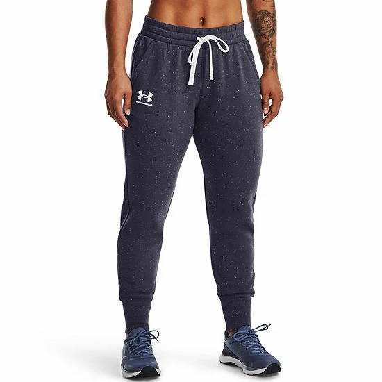 Women's Under Armour Rival Fleece Jogger Pants Tempered Steel 6 Women's Under Armour Rival Fleece Jogger Pants Tempered Steel - Image 6