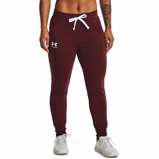 Women's Under Armour Rival Fleece Jogger Pants Tempered Steel 10 Women's Under Armour Rival Fleece Jogger Pants Tempered Steel - Image 10