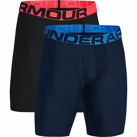Men's Under Armour UA Tech™ 2-pack 9-inch Boxerjock® Briefs Graphite Blue 12 Men's Under Armour UA Tech™ 2-pack 9-inch Boxerjock® Briefs Graphite Blue - Image 12