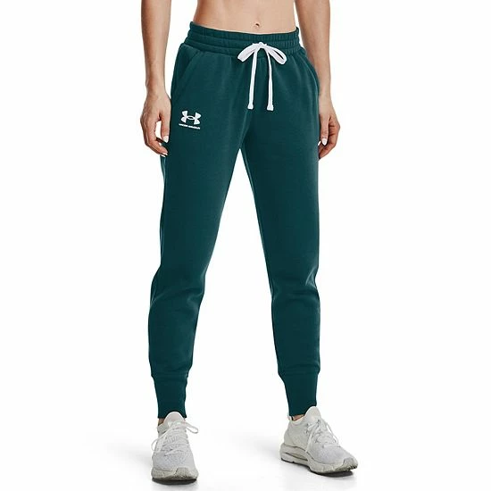 Women's Under Armour Rival Fleece Jogger Pants Tempered Steel 11 Women's Under Armour Rival Fleece Jogger Pants Tempered Steel - Image 11
