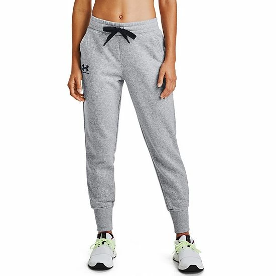 Women's Under Armour Rival Fleece Jogger Pants Tempered Steel 12 Women's Under Armour Rival Fleece Jogger Pants Tempered Steel - Image 12