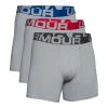 Men's Under Armour 3-pack Charged Cotton® Stretch 6-inch Boxerjock® Boxer Briefs 100 White
