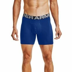 Men's Under Armour 3-pack Charged Cotton® Stretch 6-inch Boxerjock® Boxer Briefs 100 White -Under Armour SHOP unnamed file 1765