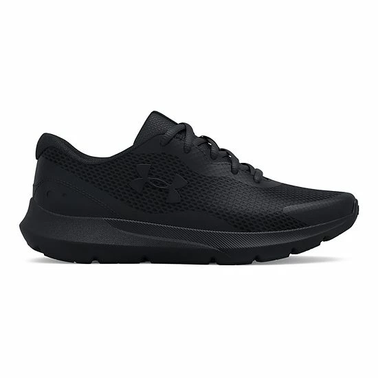 Under Armour Surge 3 Grade School Kids' Shoes Gravel Black 10 Under Armour Surge 3 Grade School Kids' Shoes Gravel Black - Image 10