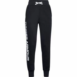 Girls 7-16 Under Armour Rival Fleece Joggers Black White Cerise -Under Armour SHOP unnamed file 1813
