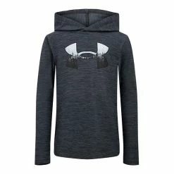 Boys 8-16 Under Armour Forest Icon Twist Long Sleeve Hooded Graphic Tee Versa Blue