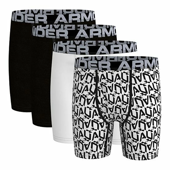 Boys 8-20 Under Armour 4-Pack Camo Boxer Set Pitch Gray 3 Boys 8-20 Under Armour 4-Pack Camo Boxer Set Pitch Gray - Image 3