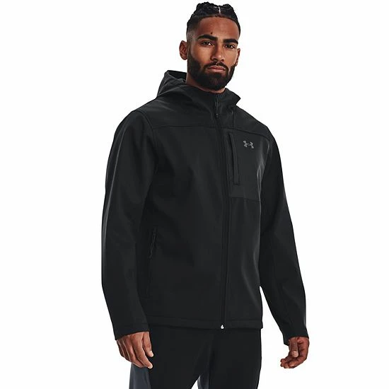 Men's Under Armour ColdGear® Infrared Shield Full-Zip Hoodie Pewter 1 Men's Under Armour ColdGear® Infrared Shield Full-Zip Hoodie Pewter