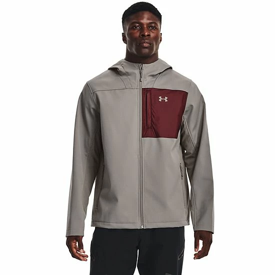 Men's Under Armour ColdGear® Infrared Shield Full-Zip Hoodie Pewter 10 Men's Under Armour ColdGear® Infrared Shield Full-Zip Hoodie Pewter - Image 10