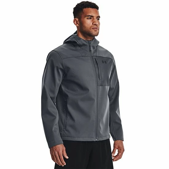 Men's Under Armour ColdGear® Infrared Shield Full-Zip Hoodie Pewter 11 Men's Under Armour ColdGear® Infrared Shield Full-Zip Hoodie Pewter - Image 11