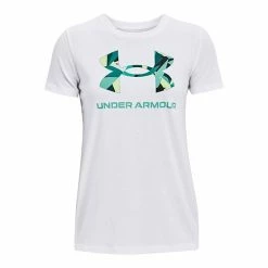 Women's Under Armour Graphic Tee Bubble Gum White -Under Armour SHOP unnamed file 1940