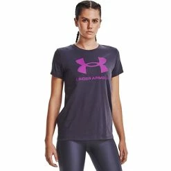 Women's Under Armour Graphic Tee Bubble Gum White -Under Armour SHOP unnamed file 1946