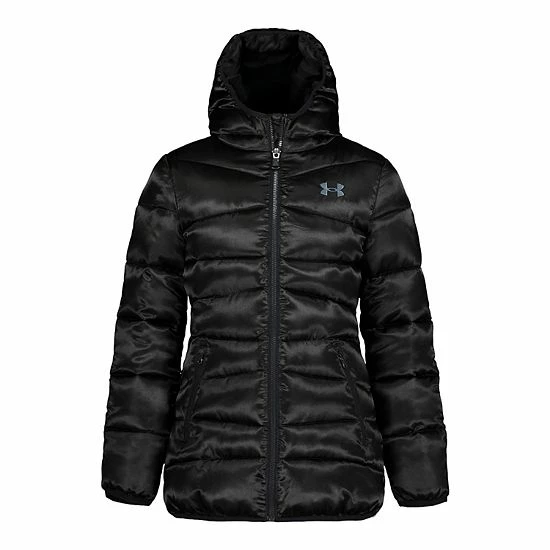 Girls 7-20 Under Armour Longer Prime Midweight Puffer Jacket Light Irridescent 4 Girls 7-20 Under Armour Longer Prime Midweight Puffer Jacket Light Irridescent - Image 4