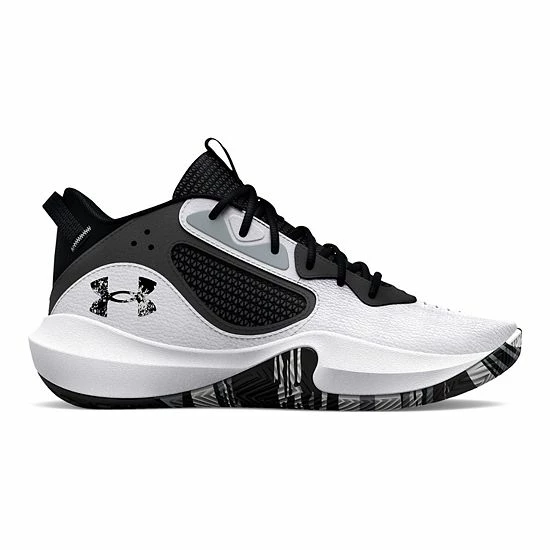Under Armour Lockdown 6 Big Kids' Basketball Shoes Black Gray Mist Lime 10 Under Armour Lockdown 6 Big Kids' Basketball Shoes Black Gray Mist Lime - Image 10