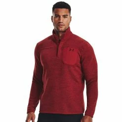 Men's Under Armour Specialist Henley 2.0 Shirt Papaya Red -Under Armour SHOP unnamed file 2051