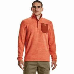 Men's Under Armour Specialist Henley 2.0 Shirt Papaya Red -Under Armour SHOP unnamed file 2055