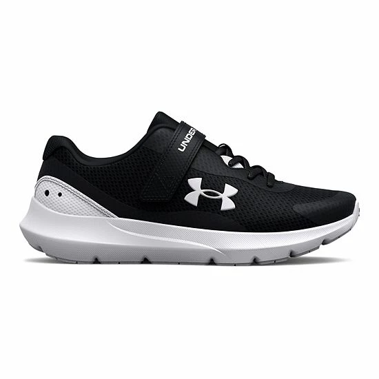 Under Armour Surge 3 Preschool Kids' Shoes Black White White 1 Under Armour Surge 3 Preschool Kids' Shoes Black White White