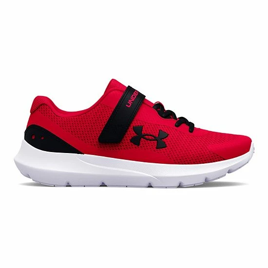 Under Armour Surge 3 Preschool Kids' Shoes Black White White 8 Under Armour Surge 3 Preschool Kids' Shoes Black White White - Image 8
