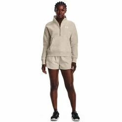 Women's Under Armour Rival Fleece 1/2-Zip Pullover Oatmeal Light Heather 12 Women's Under Armour Rival Fleece 1/2-Zip Pullover Oatmeal Light Heather -Under Armour SHOP unnamed file 2087
