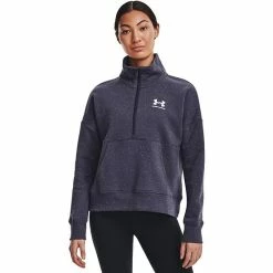 Women's Under Armour Rival Fleece 1/2-Zip Pullover Oatmeal Light Heather 18 Women's Under Armour Rival Fleece 1/2-Zip Pullover Oatmeal Light Heather -Under Armour SHOP unnamed file 2093