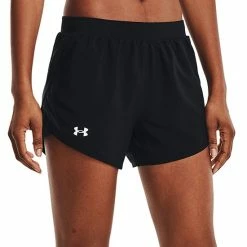 Women's Under Armour Fly By 2.0 Running Shorts Midnight Navy Heather