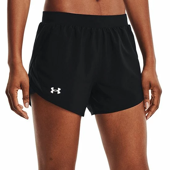 Women's Under Armour Fly By 2.0 Running Shorts Midnight Navy Heather 1 Women's Under Armour Fly By 2.0 Running Shorts Midnight Navy Heather