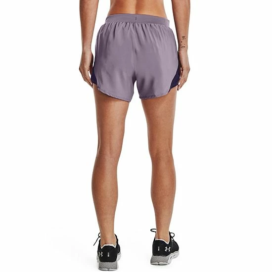 Women's Under Armour Fly By 2.0 Running Shorts Midnight Navy Heather 2 Women's Under Armour Fly By 2.0 Running Shorts Midnight Navy Heather - Image 2