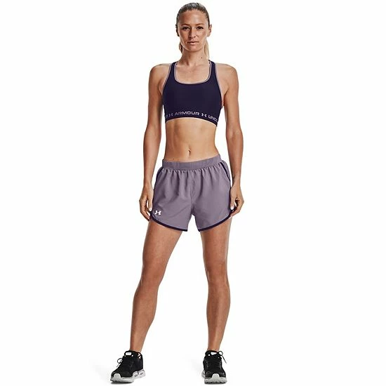 Women's Under Armour Fly By 2.0 Running Shorts Midnight Navy Heather 3 Women's Under Armour Fly By 2.0 Running Shorts Midnight Navy Heather - Image 3