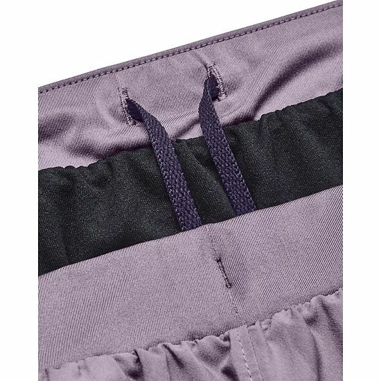 Women's Under Armour Fly By 2.0 Running Shorts Midnight Navy Heather 4 Women's Under Armour Fly By 2.0 Running Shorts Midnight Navy Heather - Image 4