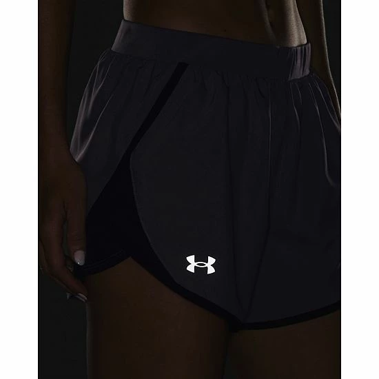 Women's Under Armour Fly By 2.0 Running Shorts Midnight Navy Heather 6 Women's Under Armour Fly By 2.0 Running Shorts Midnight Navy Heather - Image 6