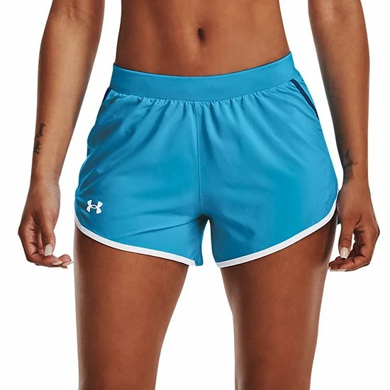 Women's Under Armour Fly By 2.0 Running Shorts Midnight Navy Heather 13 Women's Under Armour Fly By 2.0 Running Shorts Midnight Navy Heather - Image 13