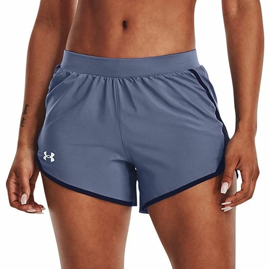 Women's Under Armour Fly By 2.0 Running Shorts Midnight Navy Heather 15 Women's Under Armour Fly By 2.0 Running Shorts Midnight Navy Heather - Image 15