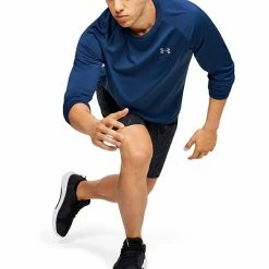 Men's Under Armour Tech Long Sleeve Tee Midnight Navy -Under Armour SHOP unnamed file 2136