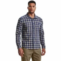 Men's Under Armour Tradesman Flex Flannel Shirt Baroque Green