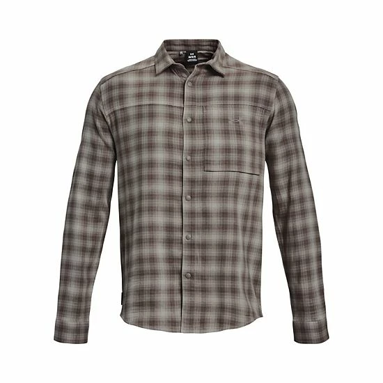 Men's Under Armour Tradesman Flex Flannel Shirt Baroque Green 5 Men's Under Armour Tradesman Flex Flannel Shirt Baroque Green - Image 5