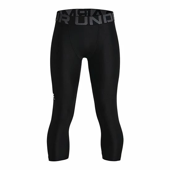 Boys 8-20 Under Armour HeatGear® Leggings Black 1 Boys 8-20 Under Armour HeatGear® Leggings Black