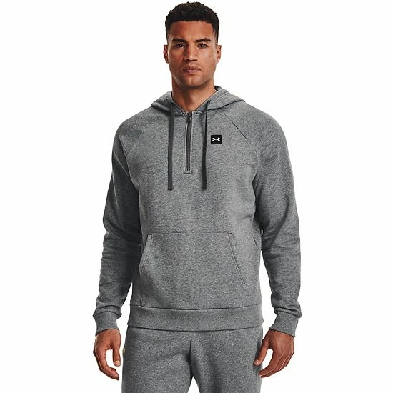 Men's Under Armour Rival Fleece Half-Zip Hoodie Versa Blue 1 Men's Under Armour Rival Fleece Half-Zip Hoodie Versa Blue