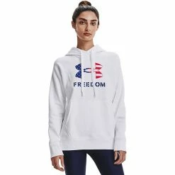 Women's Under Armour Freedom Veterans Day Rival Hoodie River Blue