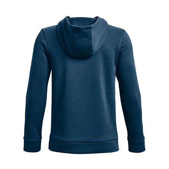 Boys 8-20 Under Armour Armour Fleece® Big Logo Hoodie Green Citrine 2 Boys 8-20 Under Armour Armour Fleece® Big Logo Hoodie Green Citrine - Image 2