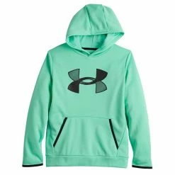 Boys 8-20 Under Armour Armour Fleece® Big Logo Hoodie Green Citrine 24 Boys 8-20 Under Armour Armour Fleece® Big Logo Hoodie Green Citrine -Under Armour SHOP unnamed file 226