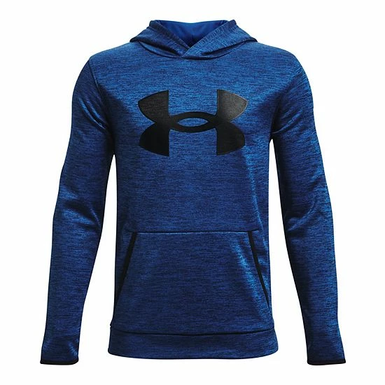 Boys 8-20 Under Armour Armour Fleece® Big Logo Hoodie Green Citrine 6 Boys 8-20 Under Armour Armour Fleece® Big Logo Hoodie Green Citrine - Image 6
