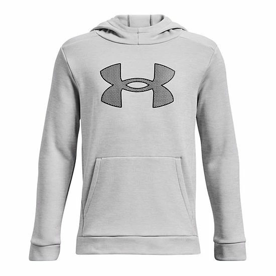 Boys 8-20 Under Armour Armour Fleece® Big Logo Hoodie Green Citrine 8 Boys 8-20 Under Armour Armour Fleece® Big Logo Hoodie Green Citrine - Image 8