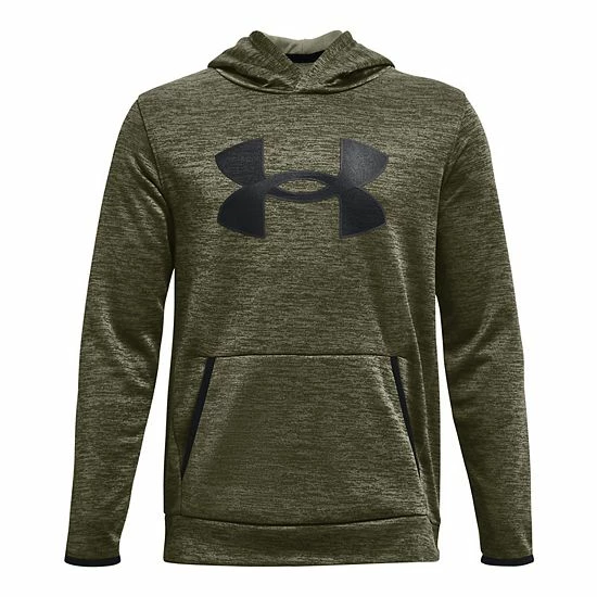 Boys 8-20 Under Armour Armour Fleece® Big Logo Hoodie Green Citrine 9 Boys 8-20 Under Armour Armour Fleece® Big Logo Hoodie Green Citrine - Image 9