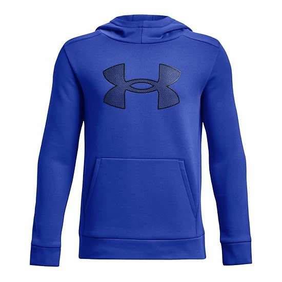 Boys 8-20 Under Armour Armour Fleece® Big Logo Hoodie Green Citrine 16 Boys 8-20 Under Armour Armour Fleece® Big Logo Hoodie Green Citrine - Image 16