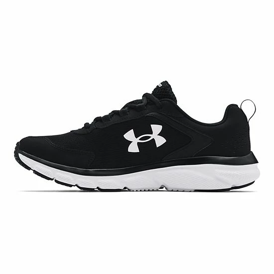 Under Armour Assert 9 Men's Running Shoes Black White 2 Under Armour Assert 9 Men's Running Shoes Black White - Image 2