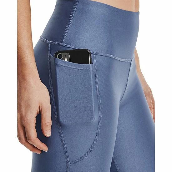 Women's Under Armour HeatGear® No-Slip High-Waisted Capri Leggings Neptune 3 Women's Under Armour HeatGear® No-Slip High-Waisted Capri Leggings Neptune - Image 3