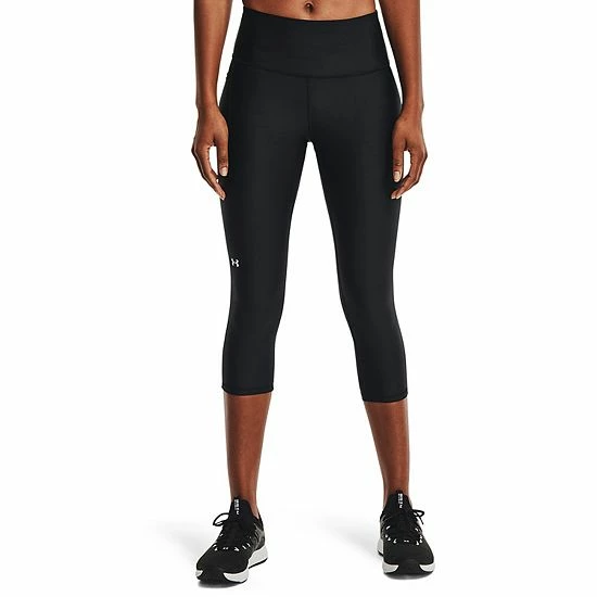Women's Under Armour HeatGear® No-Slip High-Waisted Capri Leggings Neptune 4 Women's Under Armour HeatGear® No-Slip High-Waisted Capri Leggings Neptune - Image 4